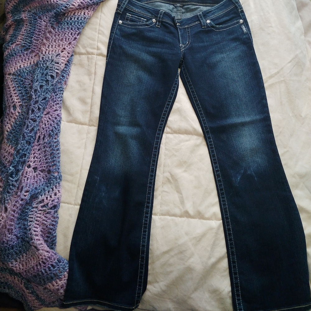 Silver jeans